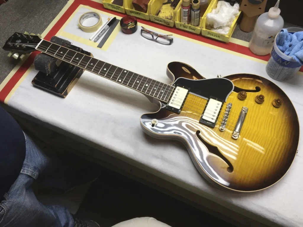 JH Signature Prototype 336 on the bench